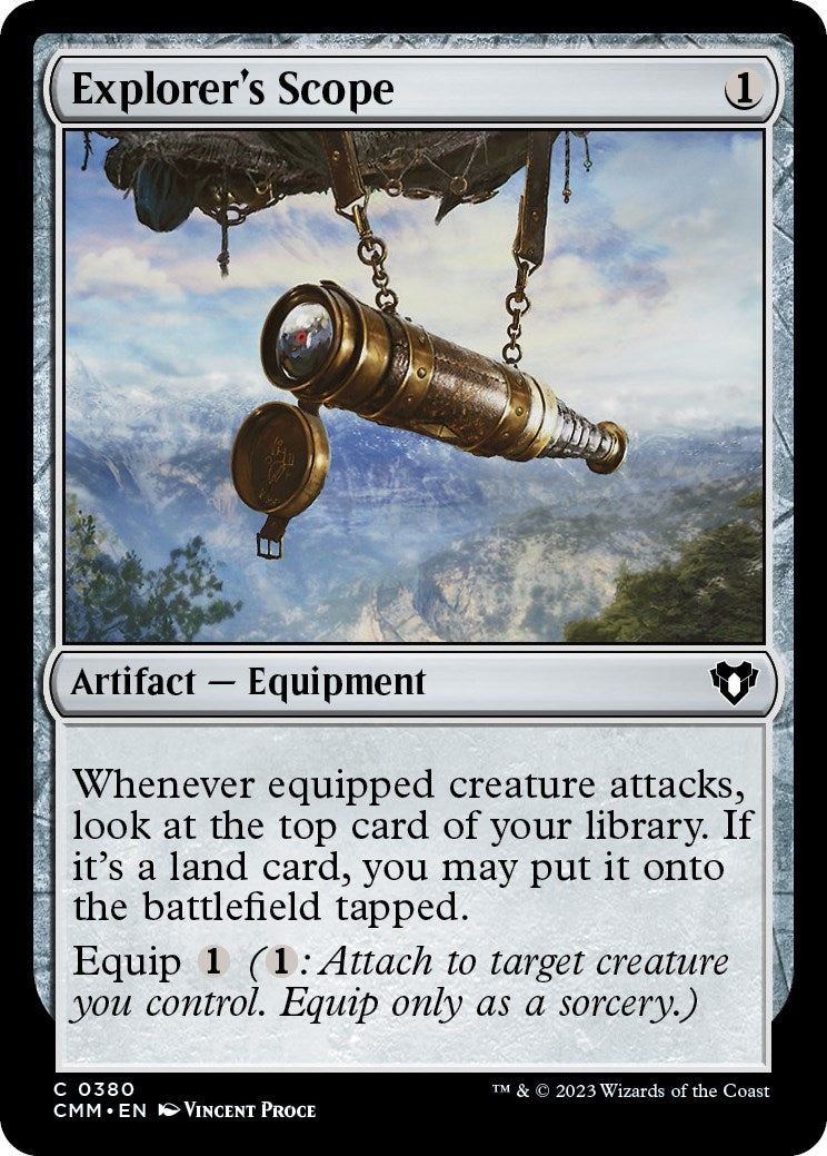 Image for Explorer's Scope (380) [Commander Masters] - Magic: The Gathering