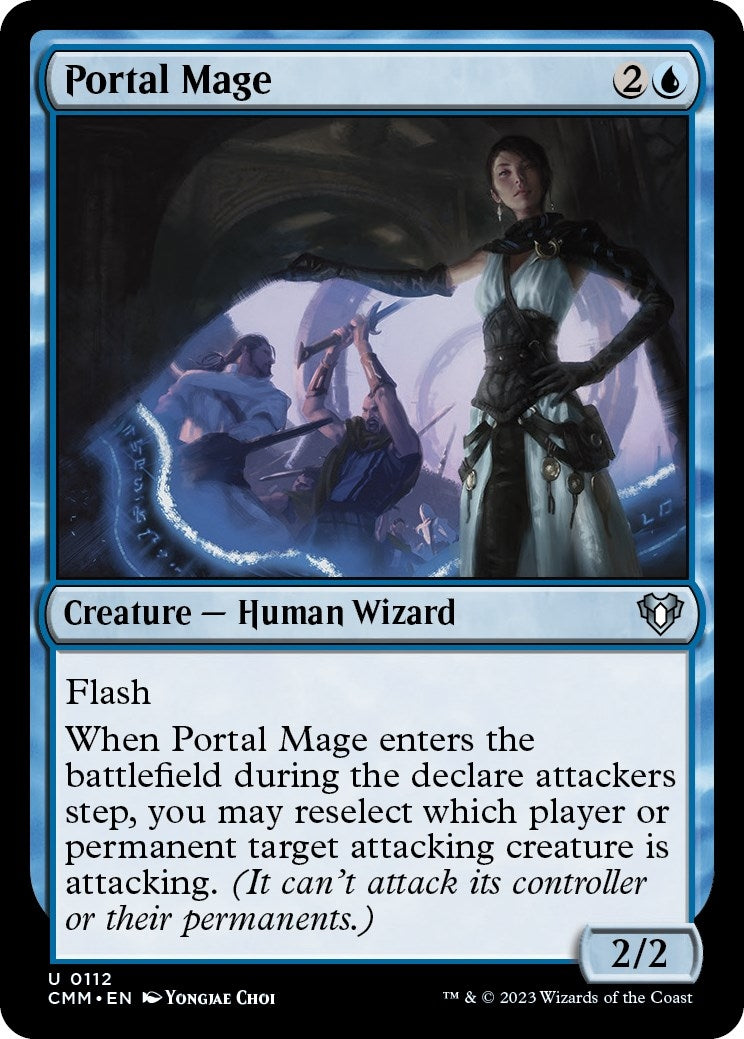 Image for Portal Mage (112) [Commander Masters] - Magic: The Gathering