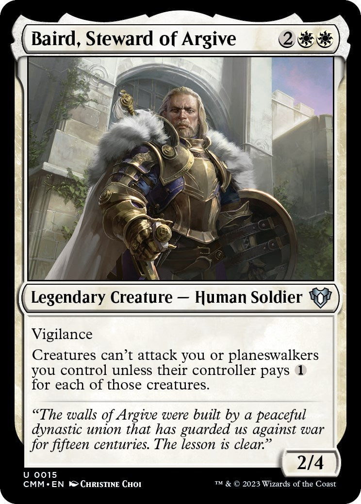 Image for Baird, Steward of Argive (15) [Commander Masters] - Magic: The Gathering