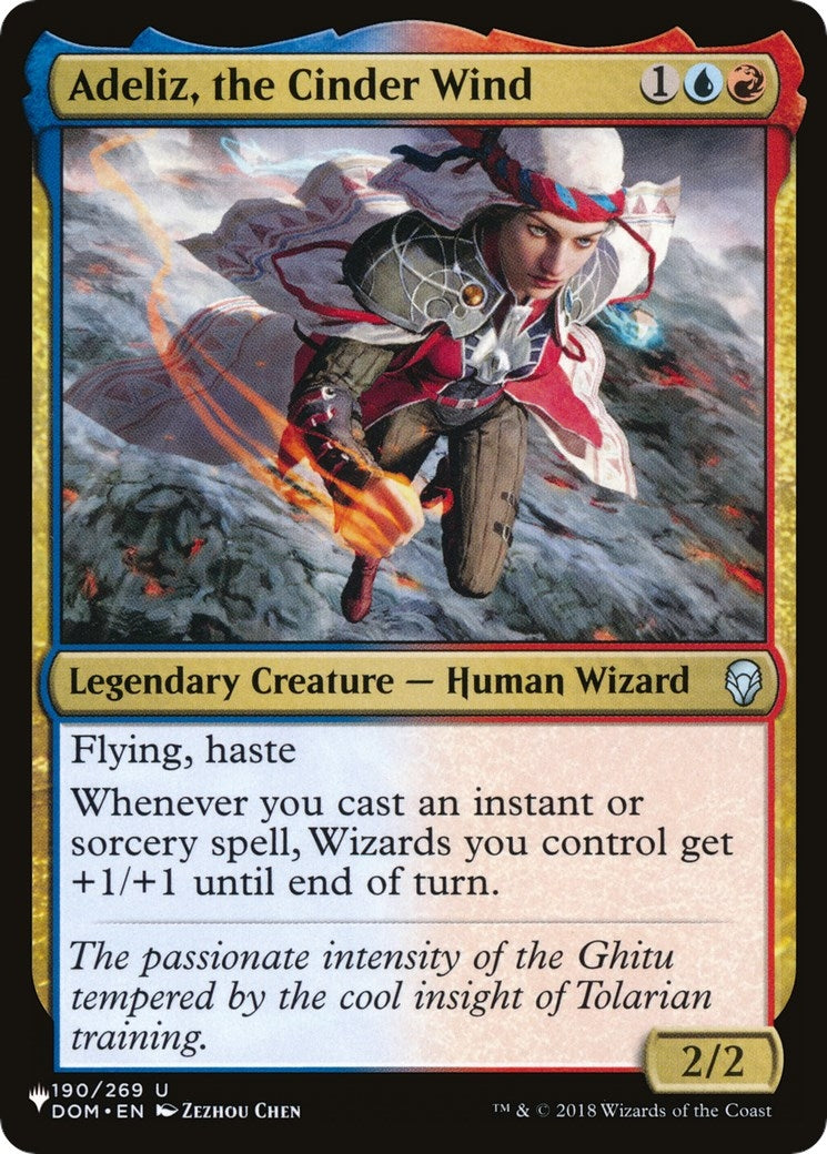 Image for Adeliz, the Cinder Wind (190/269) [The List Reprints] - Magic: The Gathering