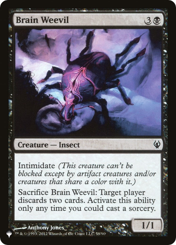 Brain Weevil (58/90) [The List Reprints]
