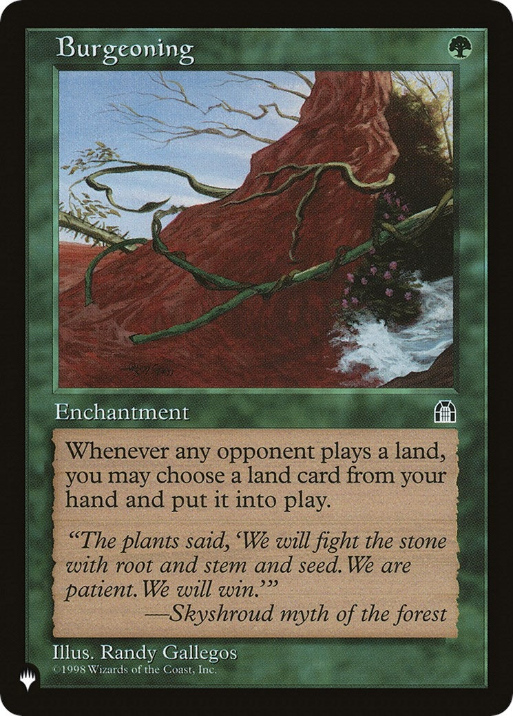 Image for Burgeoning [The List Reprints] - Magic: The Gathering