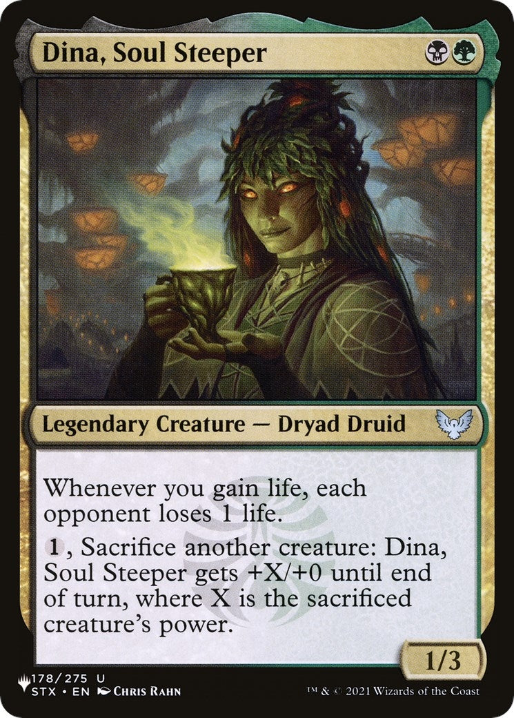 Image for Dina, Soul Steeper (178/275) [The List Reprints] - Magic: The Gathering