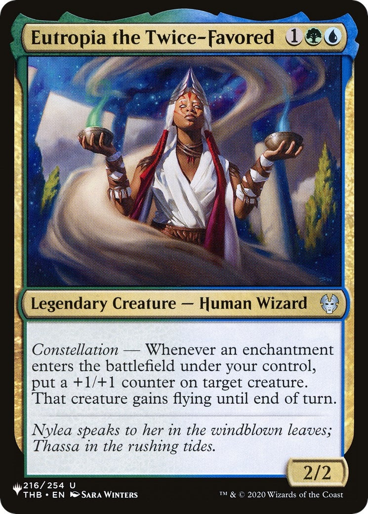 Image for Eutropia the Twice-Favored (216/254) [The List Reprints] - Magic: The Gathering