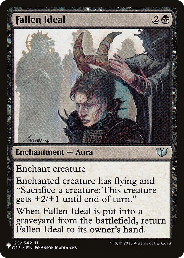 Image for Fallen Ideal (125/342) [The List Reprints] - Magic: The Gathering