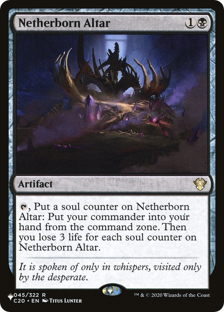 Image for Netherborn Altar (045/322) [The List Reprints] - Magic: The Gathering
