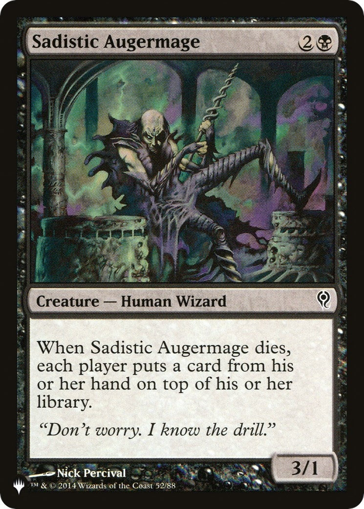 Image for Sadistic Augermage (52/88) [The List Reprints] - Magic: The Gathering