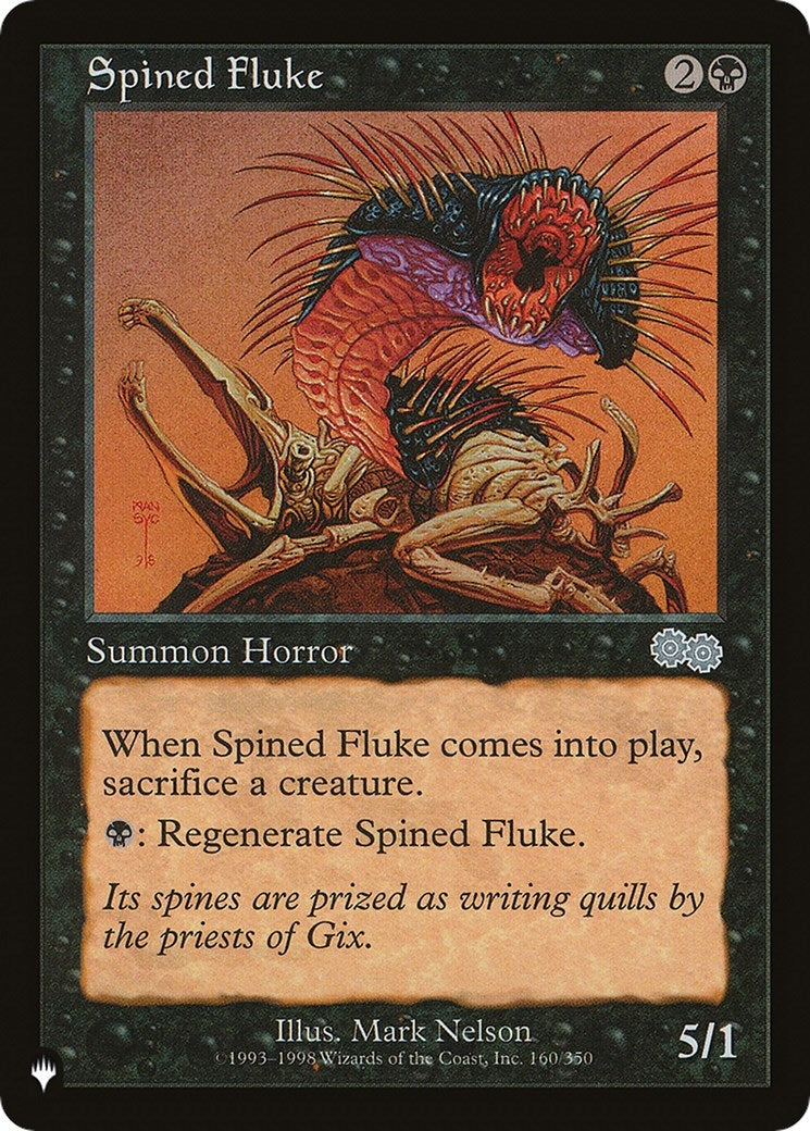 Image for Spined Fluke (160/350) [The List Reprints] - Magic: The Gathering