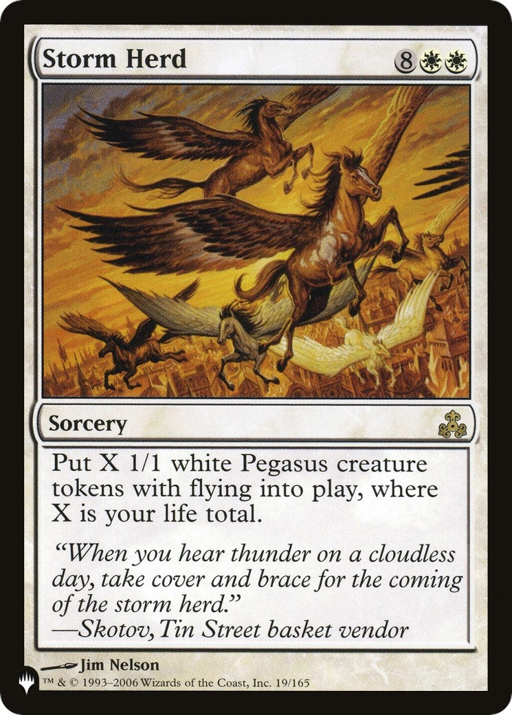 Image for Storm Herd (19/165) [The List Reprints] - Magic: The Gathering