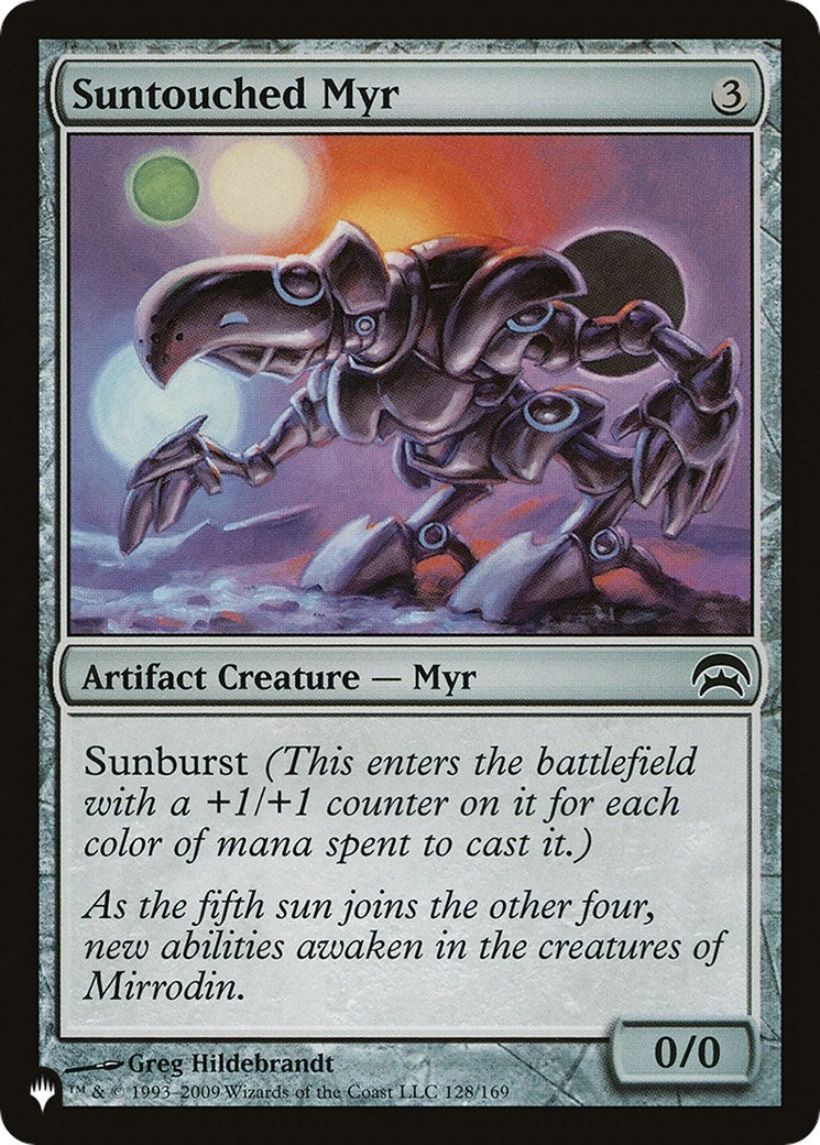 Image for Suntouched Myr (128/169) [The List Reprints] - Magic: The Gathering