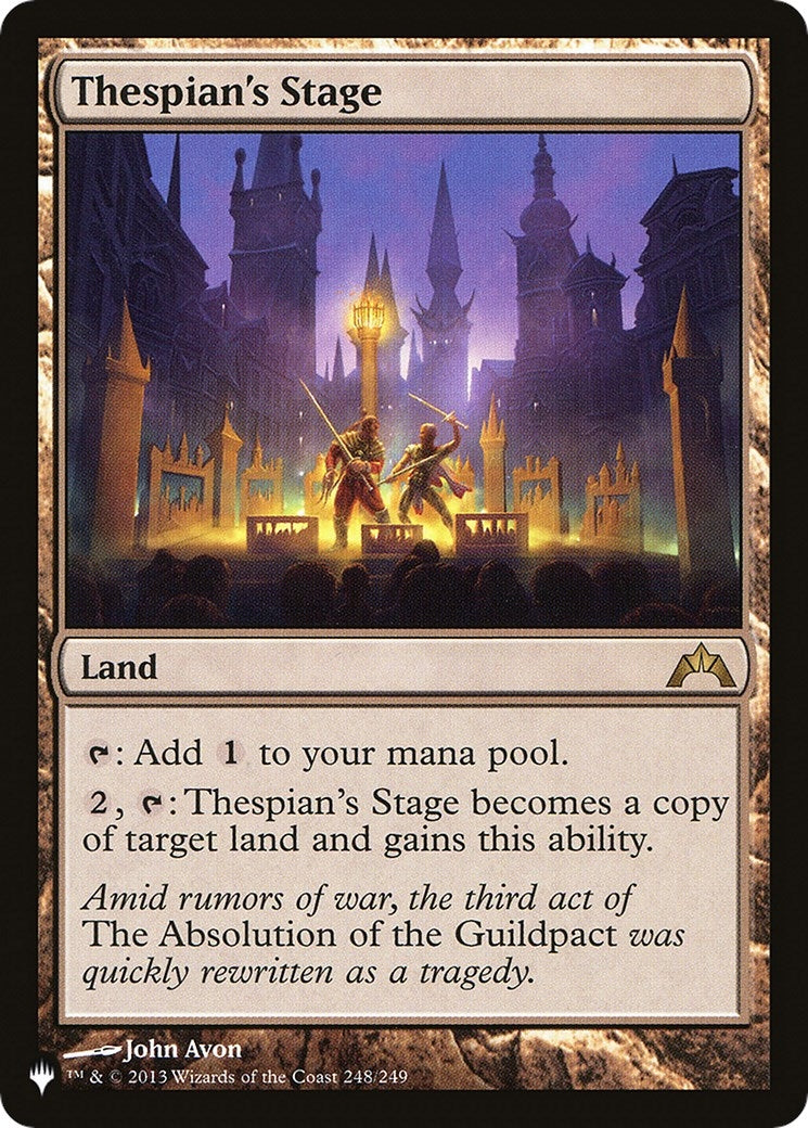 Image for Thespian's Stage (248/249) [The List Reprints] - Magic: The Gathering