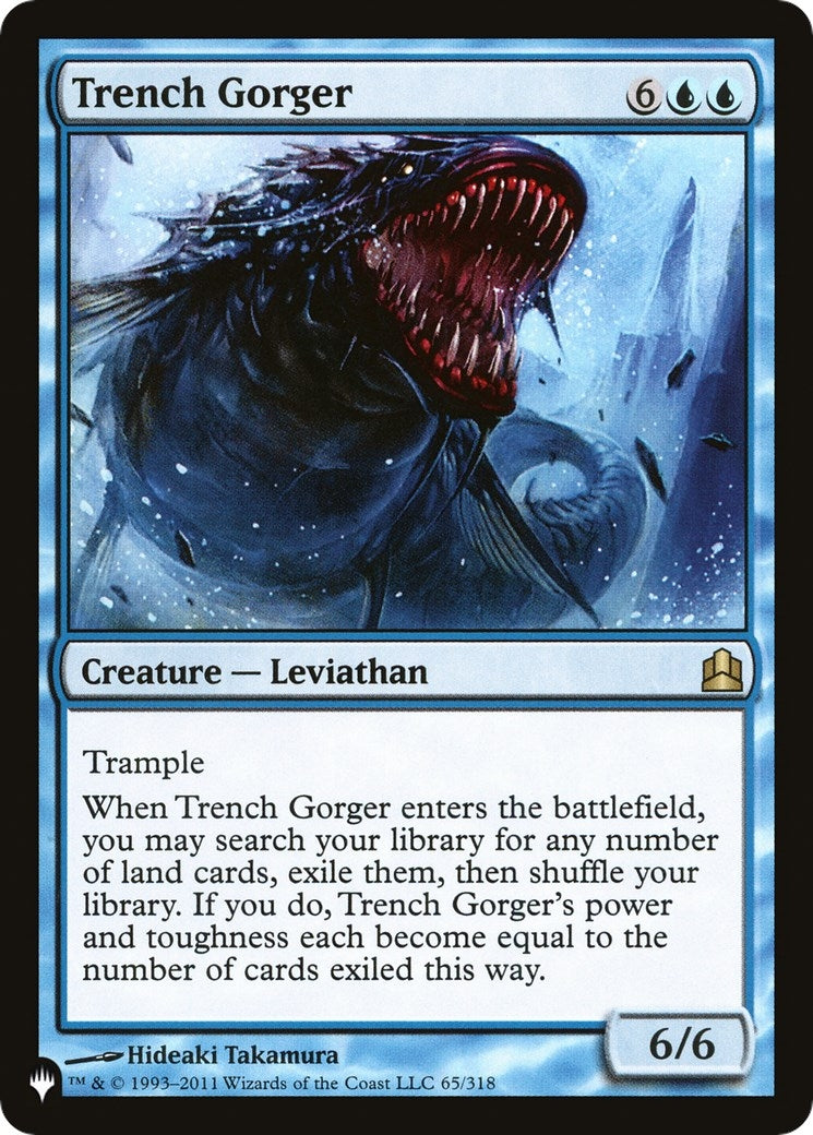 Image for Trench Gorger (65/318) [The List Reprints] - Magic: The Gathering