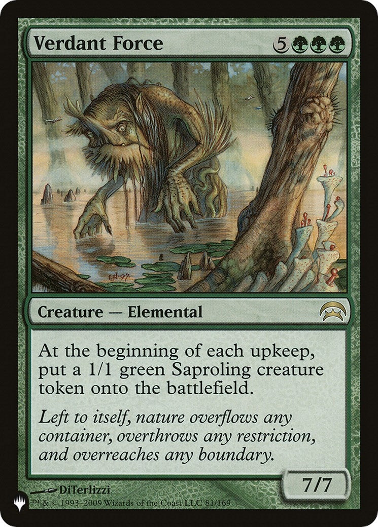 Image for Verdant Force (81/169) [The List Reprints] - Magic: The Gathering