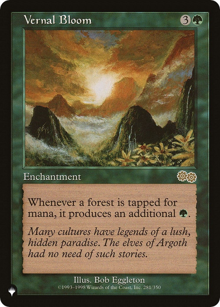Image for Vernal Bloom (281/350) [The List Reprints] - Magic: The Gathering