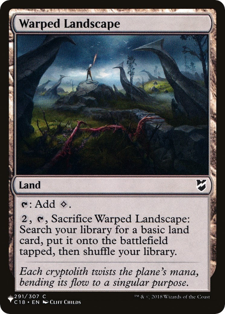 Image for Warped Landscape (291/307) [The List Reprints] - Magic: The Gathering