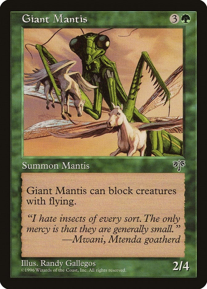 Image for Giant Mantis [Mirage] - Magic: The Gathering