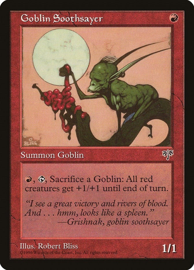 Image for Goblin Soothsayer [Mirage] - Magic: The Gathering