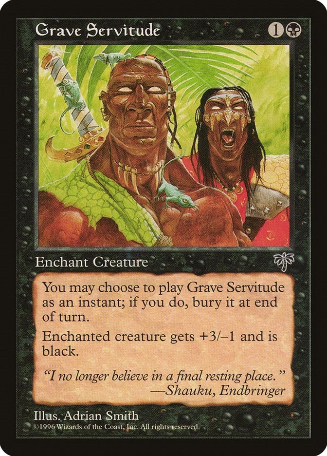 Image for Grave Servitude [Mirage] - Magic: The Gathering
