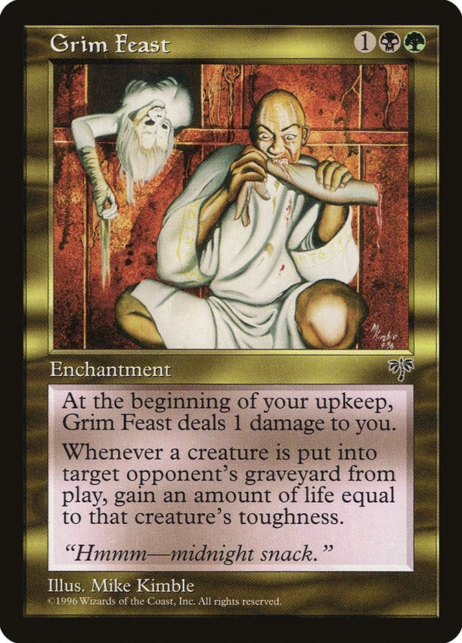 Image for Grim Feast [Mirage] - Magic: The Gathering