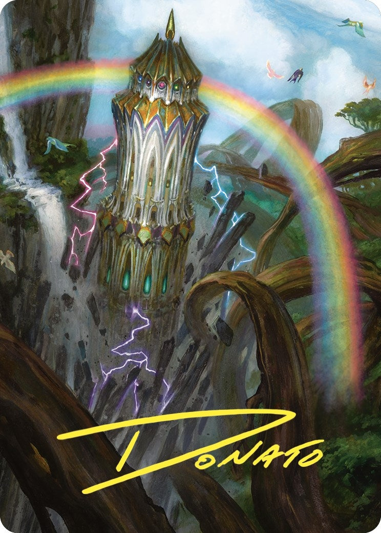 Image for Command Tower Art Card (Gold-Stamped Signature) (47) [Commander Masters] - Magic: The Gathering