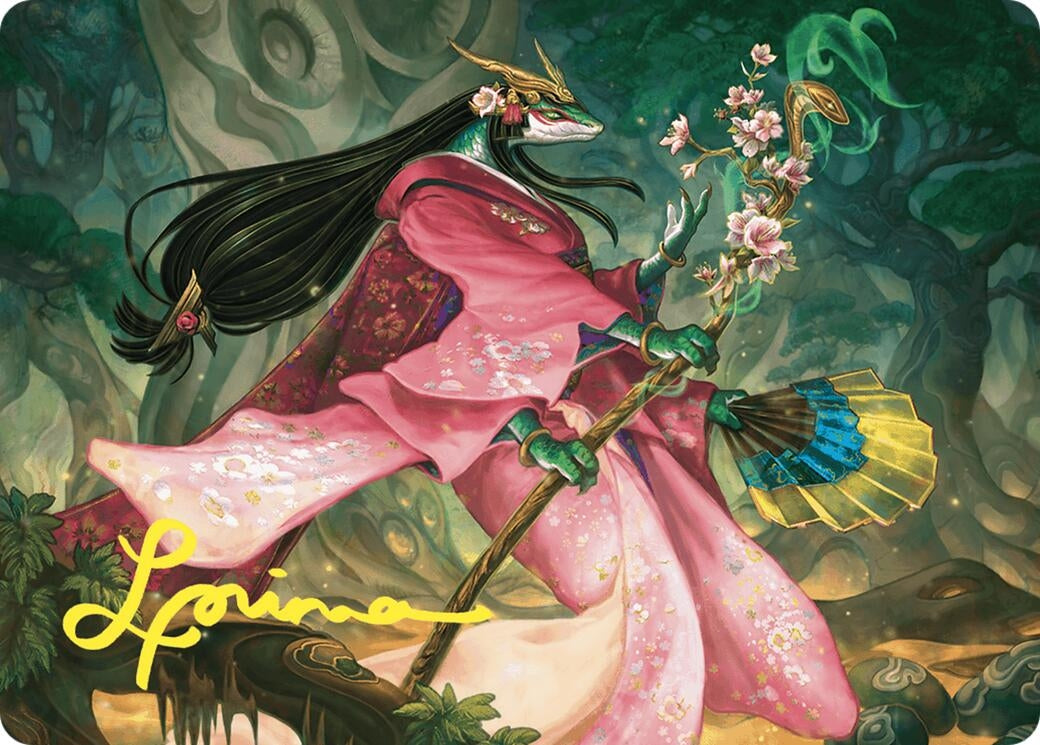 Image for Sakiko, Mother of Summer Art Card (Gold-Stamped Signature) (24) [Commander Masters] - Magic: The Gathering