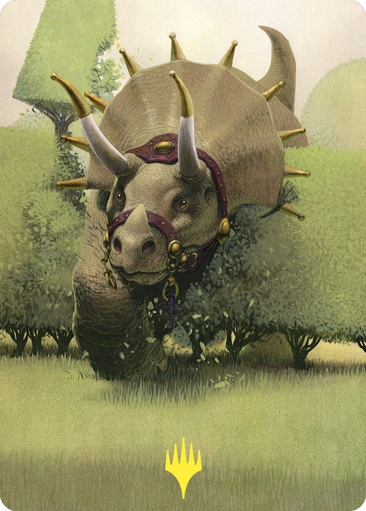 Image for Regal Behemoth Art Card (Gold-Stamped) (43) [Commander Masters] - Magic: The Gathering