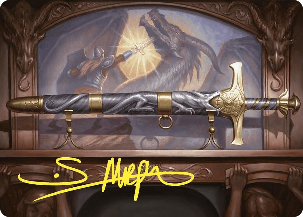 Image for Ancestral Blade Art Card (Gold-Stamped Signature) (1) [Commander Masters] - Magic: The Gathering