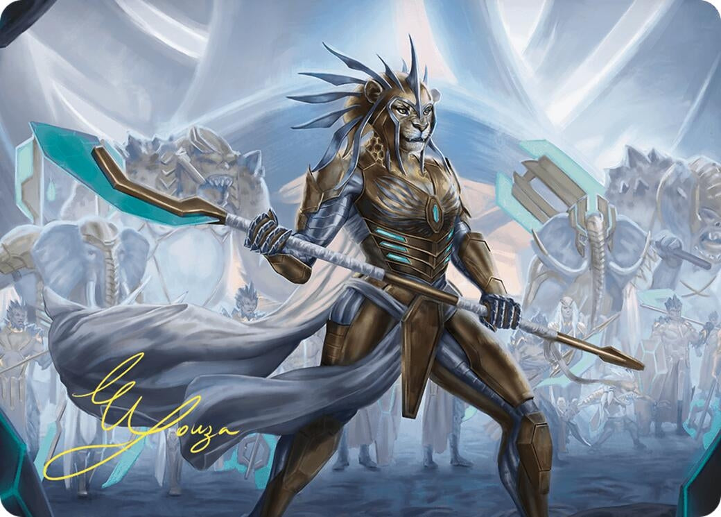 Image for Kemba, Kha Regent Art Card (Gold-Stamped Signature) (2) [Commander Masters] - Magic: The Gathering