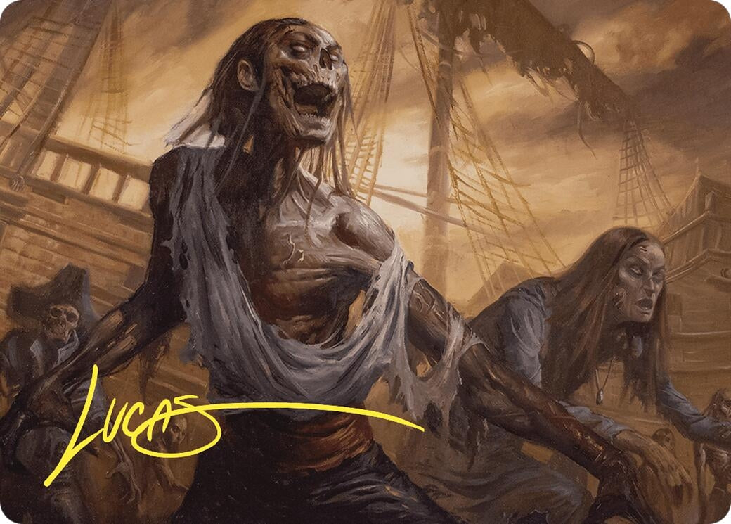 Image for Rise from the Tides Art Card (Gold-Stamped Signature) (11) [Commander Masters] - Magic: The Gathering