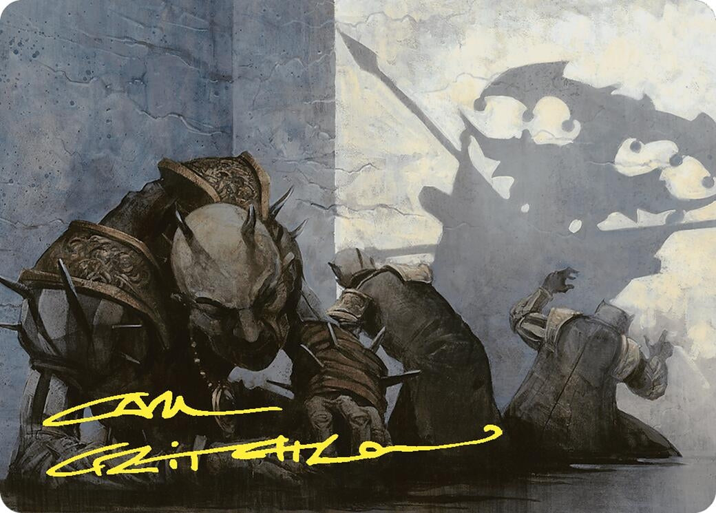 Image for Decree of Pain Art Card (Gold-Stamped Signature) (14) [Commander Masters] - Magic: The Gathering