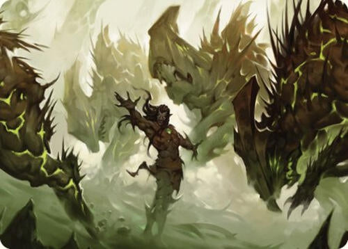 Ezuri's Predation Art Card (23) [Art Series: Commander Masters]