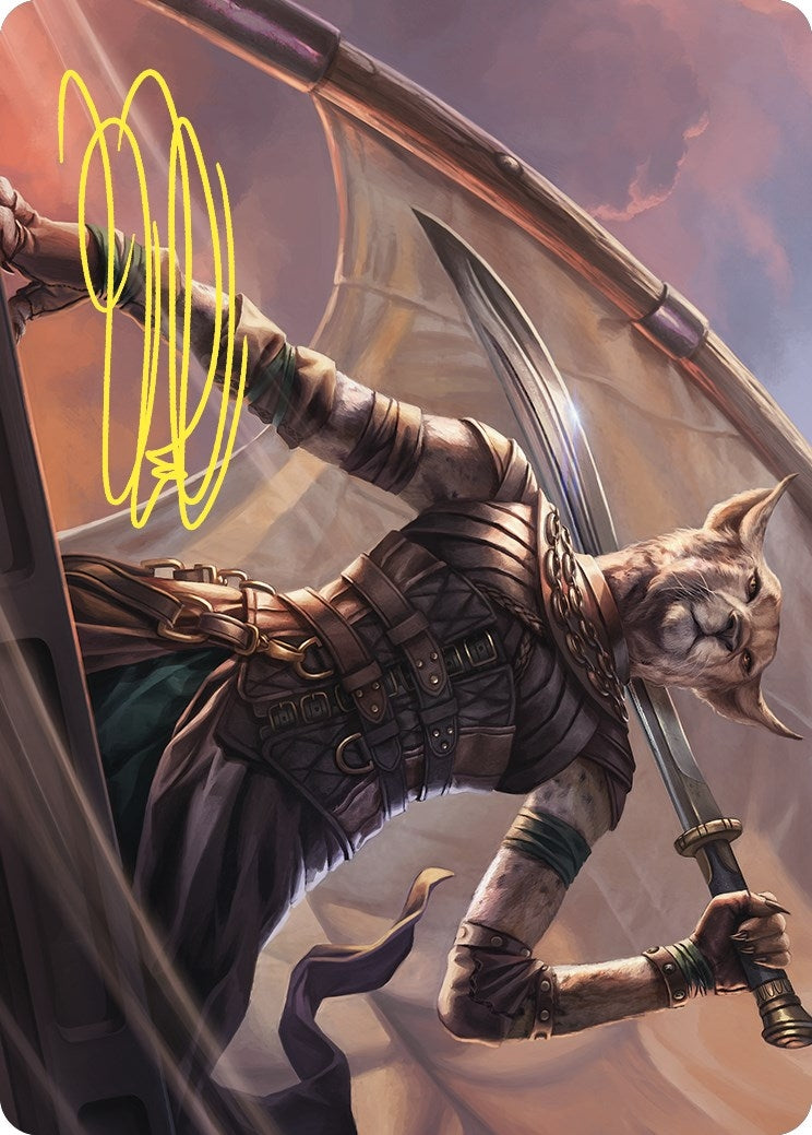 Image for Mirri, Weatherlight Duelist Art Card (Gold-Stamped Signature) (28) [Commander Masters] - Magic: The Gathering