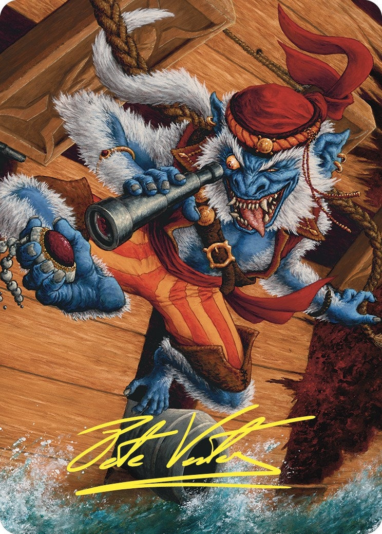 Image for Treasure Nabber Art Card (Gold-Stamped Signature) (40) [Commander Masters] - Magic: The Gathering