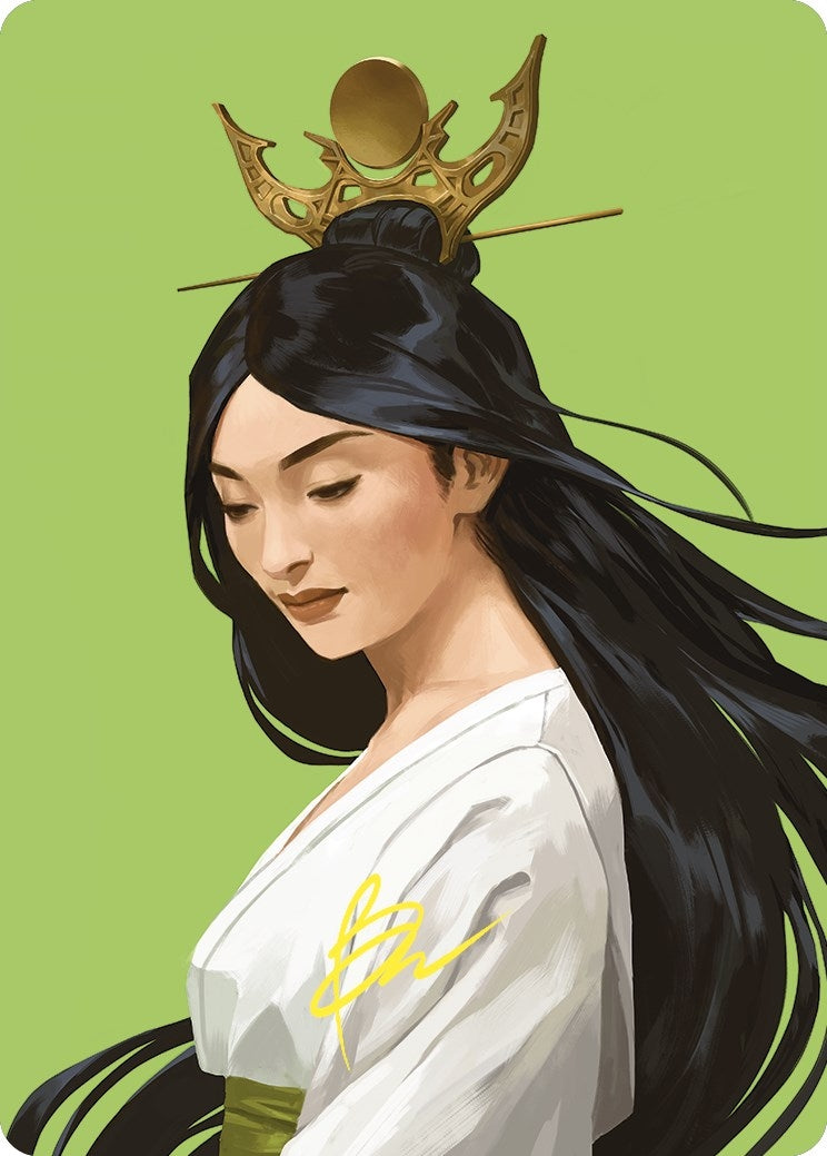 Image for Azusa, Lost but Seeking Art Card (Gold-Stamped Signature) (56) [Commander Masters] - Magic: The Gathering
