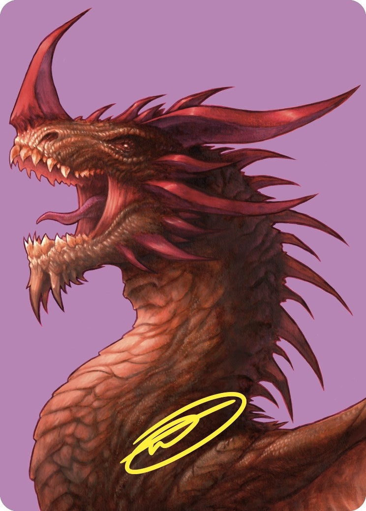 Image for The Ur-Dragon Art Card (Gold-Stamped Signature) (61) [Commander Masters] - Magic: The Gathering