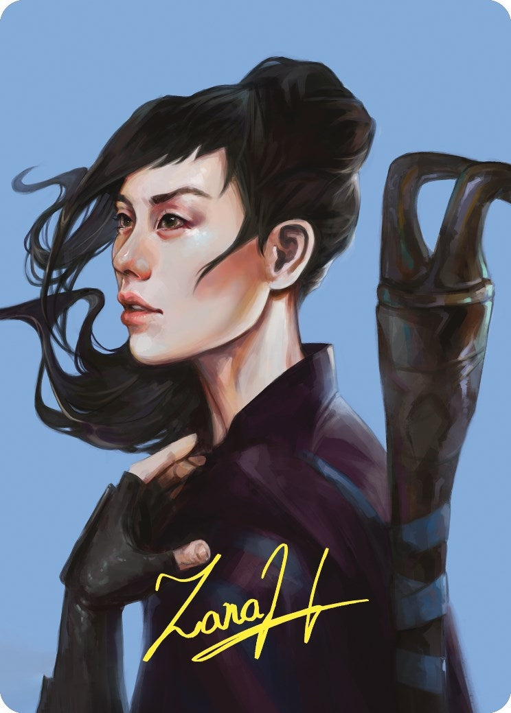 Image for Yuriko, the Tiger's Shadow Art Card (Gold-Stamped Signature) (62) [Commander Masters] - Magic: The Gathering