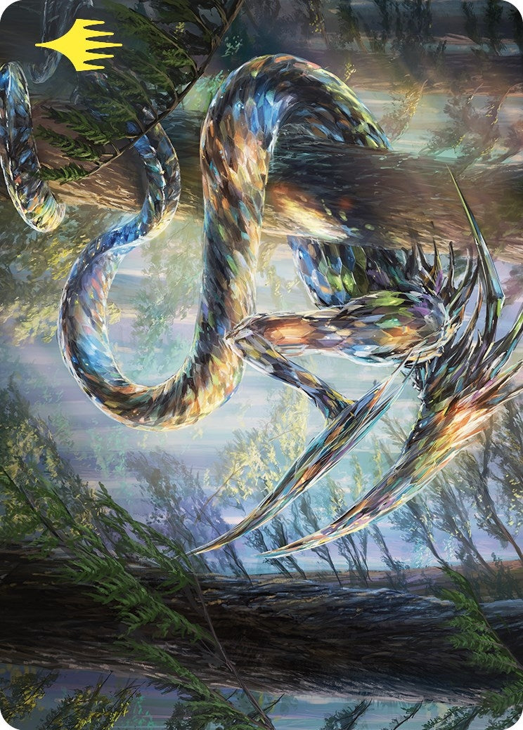 Image for Gemhide Sliver Art Card (Gold-Stamped) (80) [Commander Masters] - Magic: The Gathering