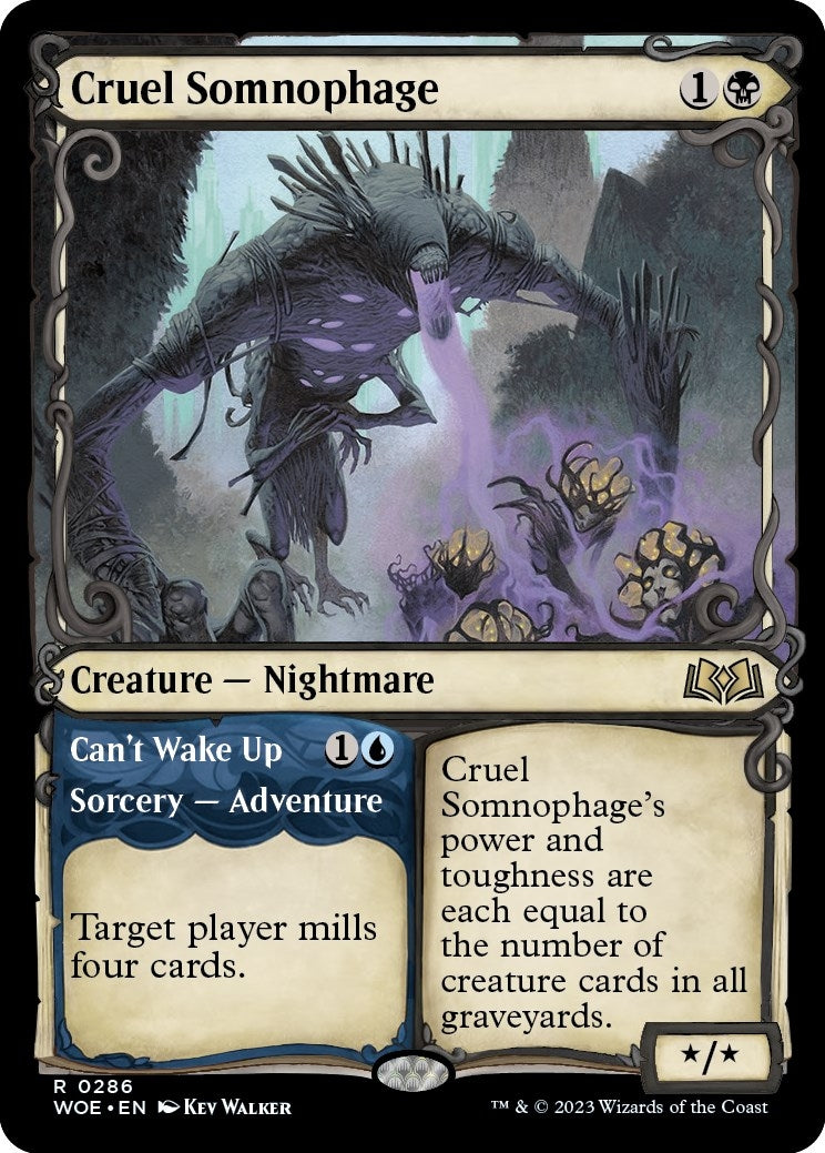 Image for Cruel Somnophage (Showcase) (286) [Wilds of Eldraine] - Magic: The Gathering