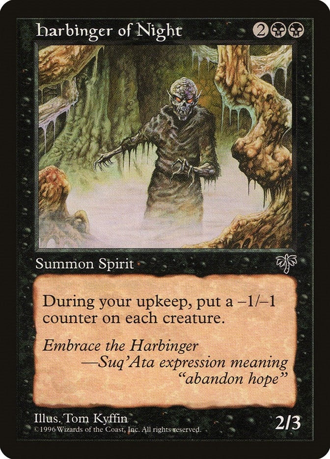 Image for Harbinger of Night [Mirage] - Magic: The Gathering