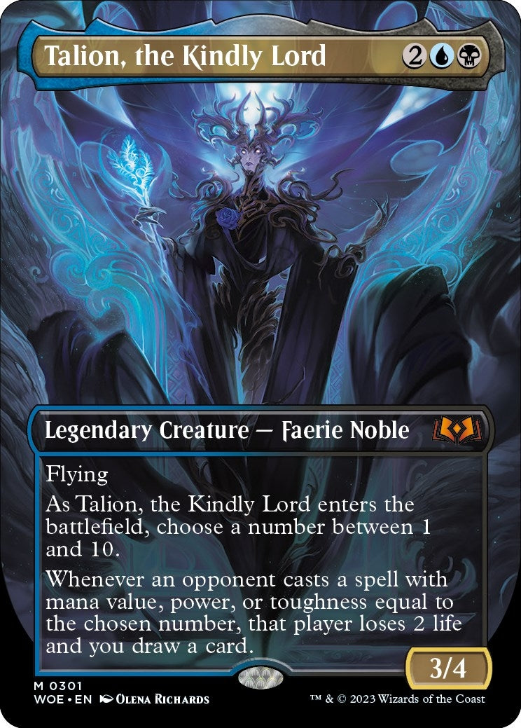 Talion, the Kindly Lord (Borderless) (301) [Wilds of Eldraine]
