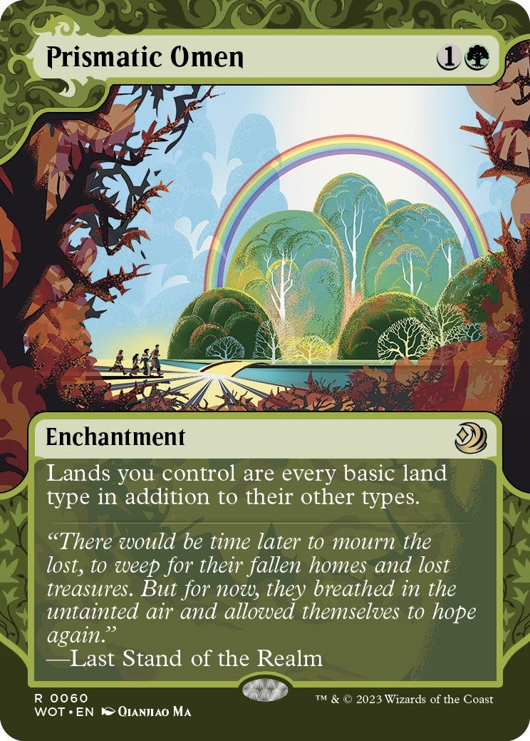 Image for Prismatic Omen (60) [Wilds of Eldraine: Enchanting Tales] - Magic: The Gathering