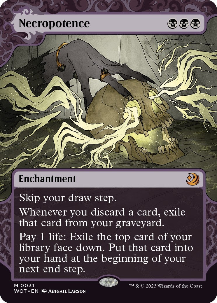 Image for Necropotence (31) [Wilds of Eldraine: Enchanting Tales] - Magic: The Gathering