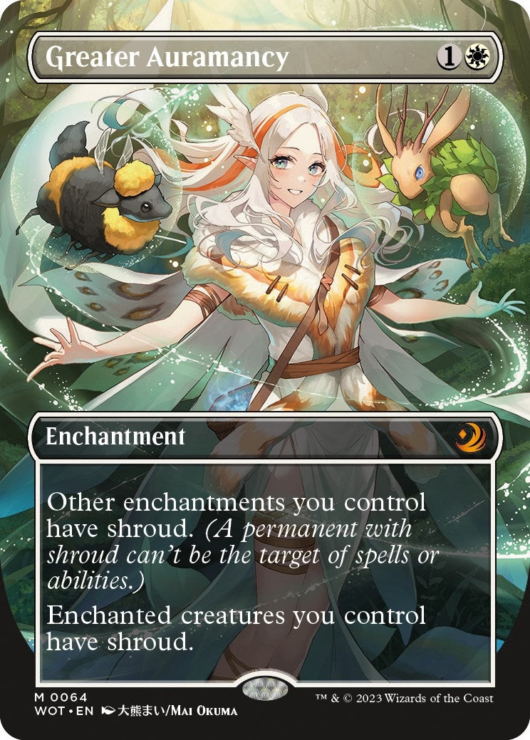Image for Greater Auramancy (Anime Borderless) (64) [Wilds of Eldraine: Enchanting Tales] - Magic: The Gathering