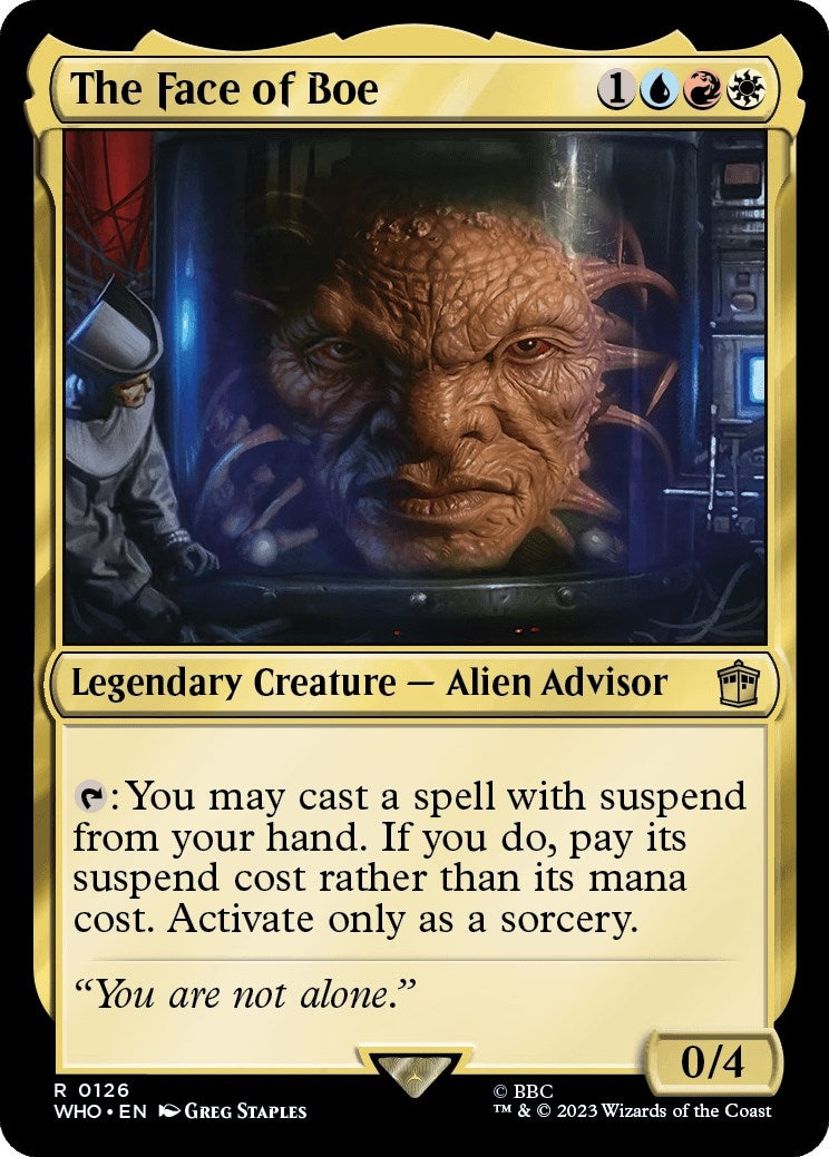 Image for The Face of Boe (126) [Universes Beyond: Doctor Who] - Magic: The Gathering