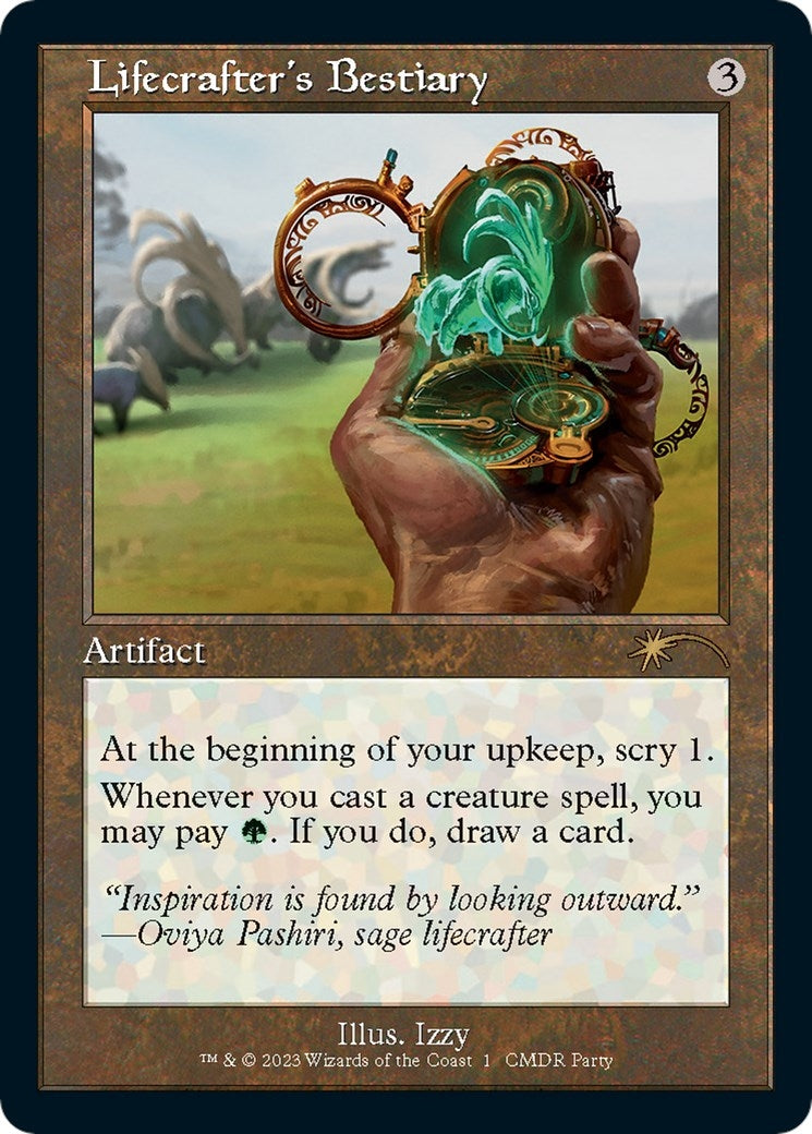 Image for Lifecrafter's Bestiary (Retro Frame) (1) [WPN & Gateway Promos] - Magic: The Gathering