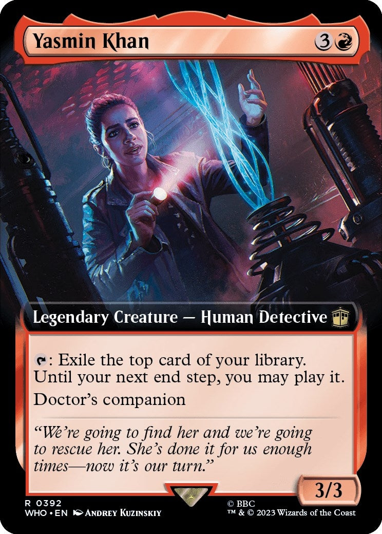Image for Yasmin Khan (Extended Art) (392) [Universes Beyond: Doctor Who] - Magic: The Gathering