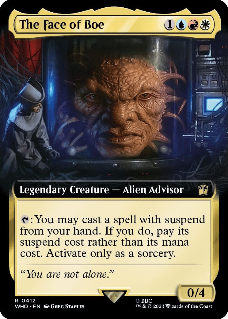 Image for The Face of Boe (Extended Art) (412) [Universes Beyond: Doctor Who] - Magic: The Gathering