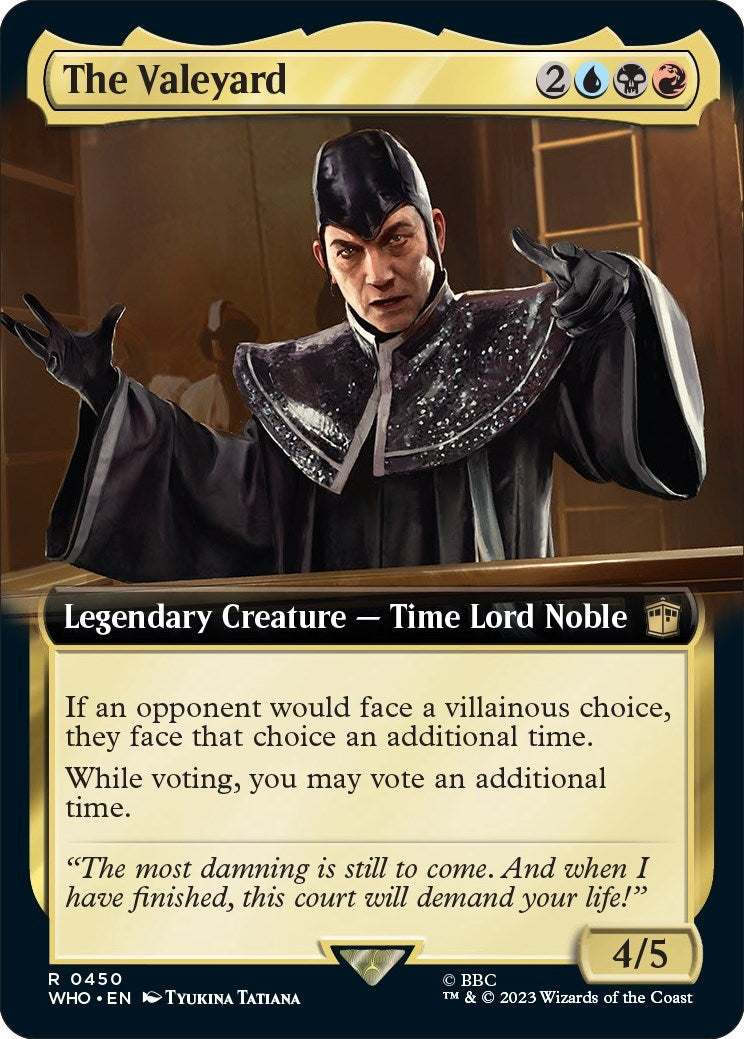 Image for The Valeyard (Extended Art) (450) [Universes Beyond: Doctor Who] - Magic: The Gathering