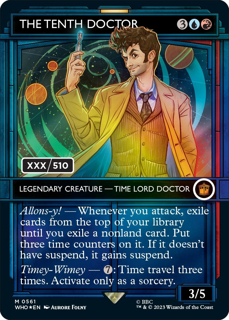 Image for The Tenth Doctor (Serial Numbered) (561) [Universes Beyond: Doctor Who] - Magic: The Gathering