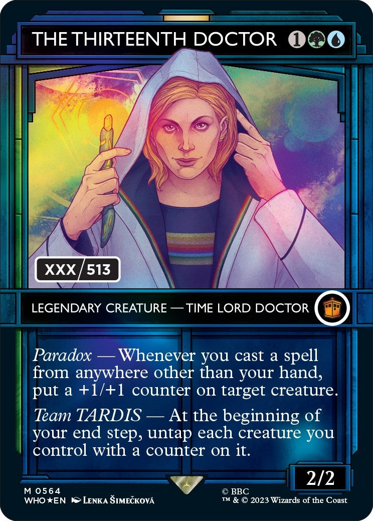 Image for The Thirteenth Doctor (Serial Numbered) (564) [Universes Beyond: Doctor Who] - Magic: The Gathering